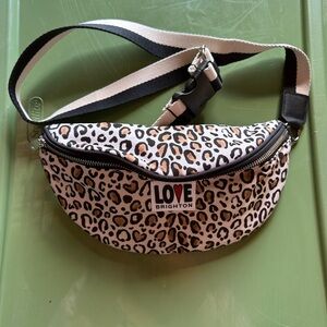 Brighton Love Leopard Crossbody Bag